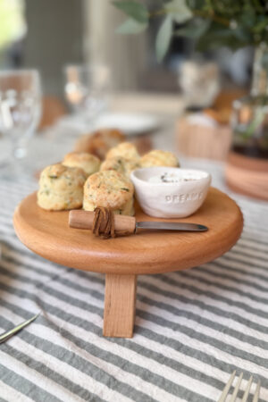 Banquito circular de madera – 20 cm