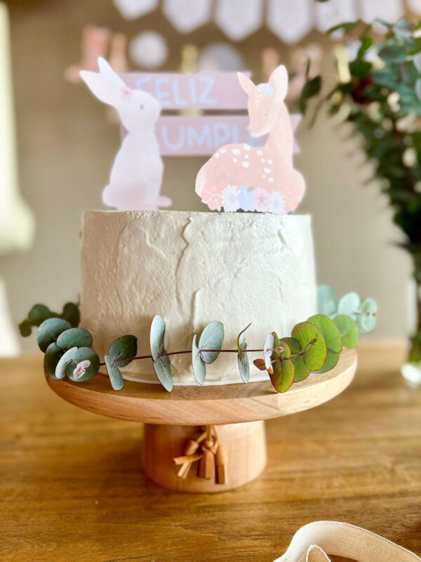 Pie de torta alta - triple fleco 30cm - Imagen 12