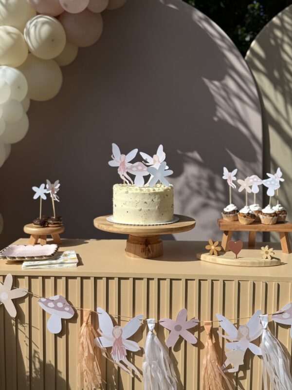 Pie de torta alta - triple fleco 30cm - Imagen 14