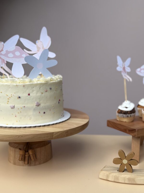 Pie de torta alta - triple fleco 30cm - Imagen 15