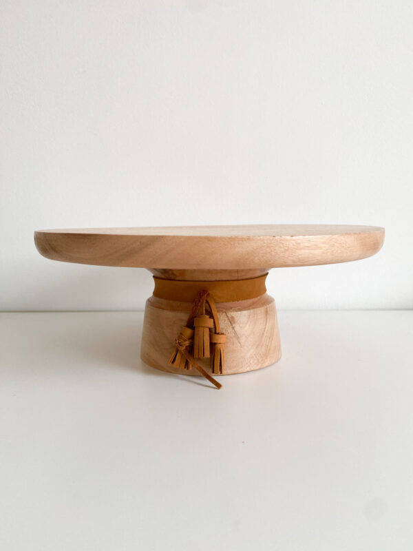 Pie de torta alta - triple fleco 30cm - Imagen 11