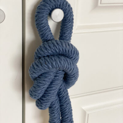Nudo náutico azul
