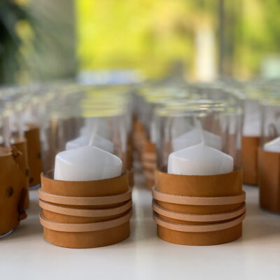 Velas doble cuero – Set x2