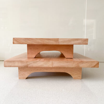 Base cuadrada de madera 30x30cm