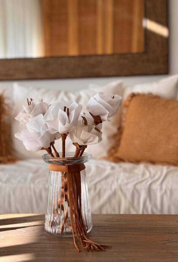 Flores de tela petit x 3 - Imagen 7