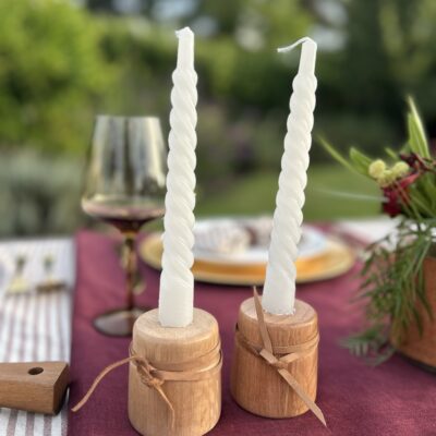 Candelabros peque para vela alta