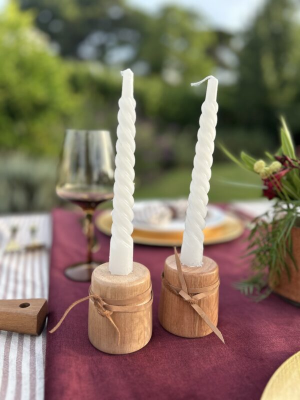 Candelabros peque para vela alta - Imagen 2