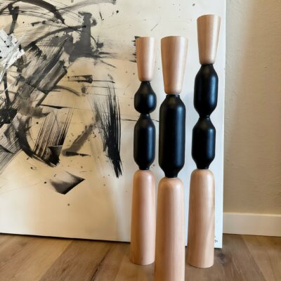 Candelabro/escultura Xxl x 3