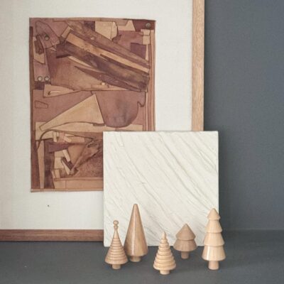 Pinitos en madera x 5