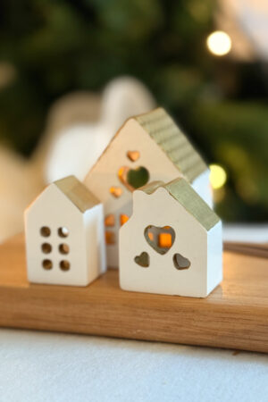 Casitas navideñas x 3