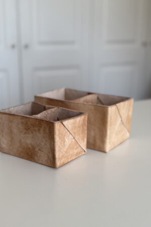 Cajita organizadora de cuero xl