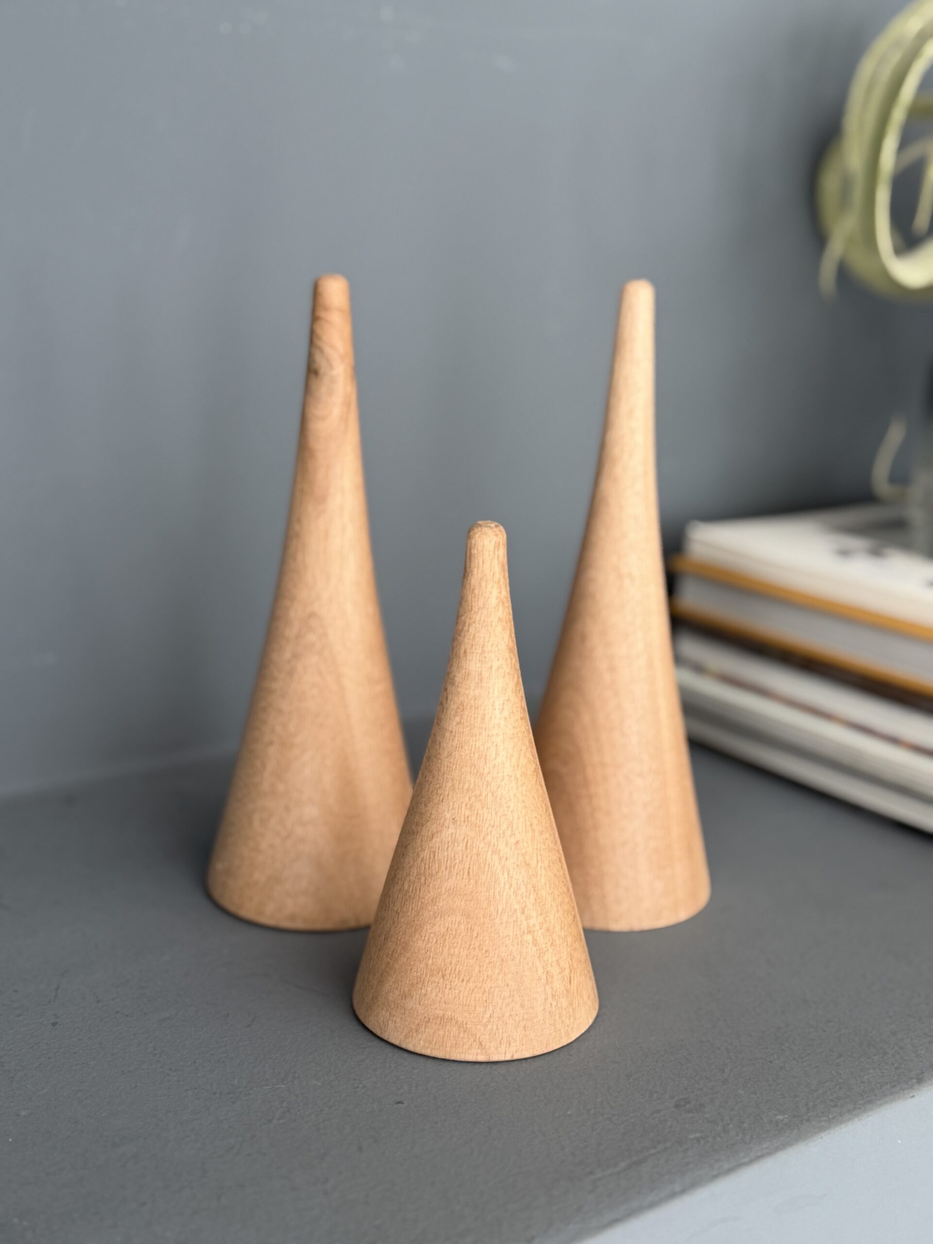 Set de pinitos torneados x 3